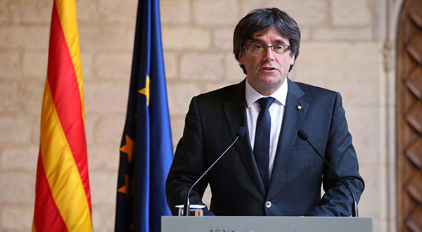 Catalonia's former president, Carles Puigdemont